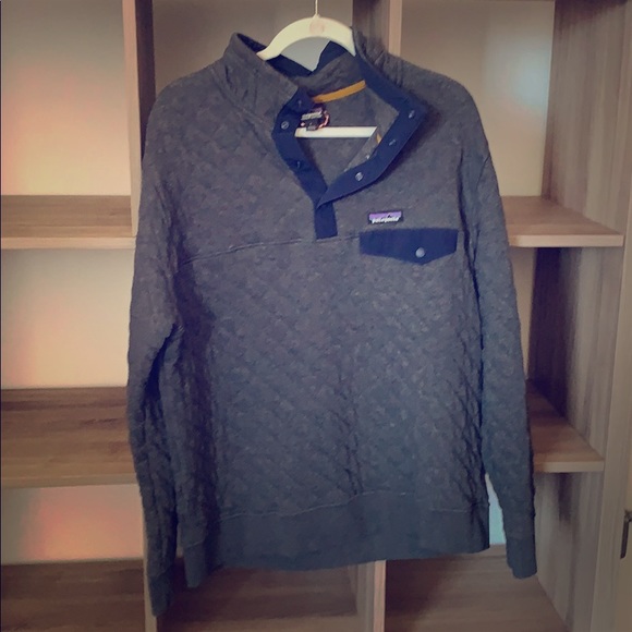 patagonia men's quilted pullover